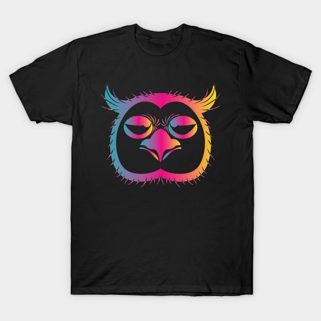 techno owl T-Shirt by QQdesigns